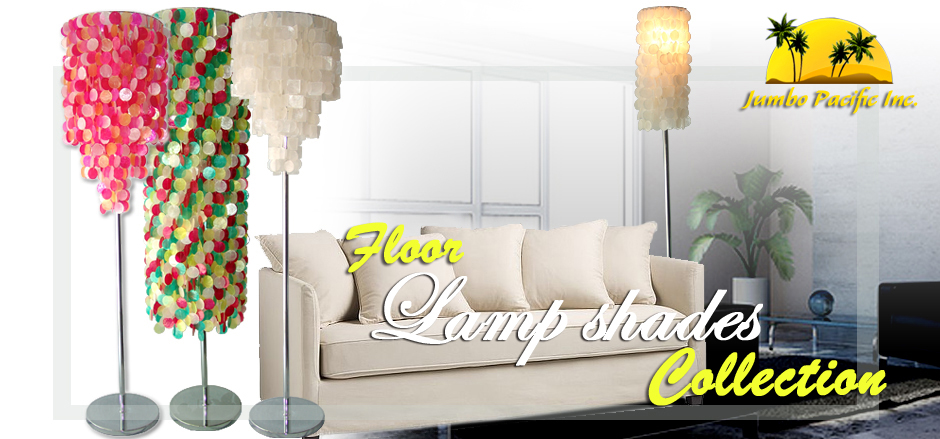 Capiz Floor Light Lamps